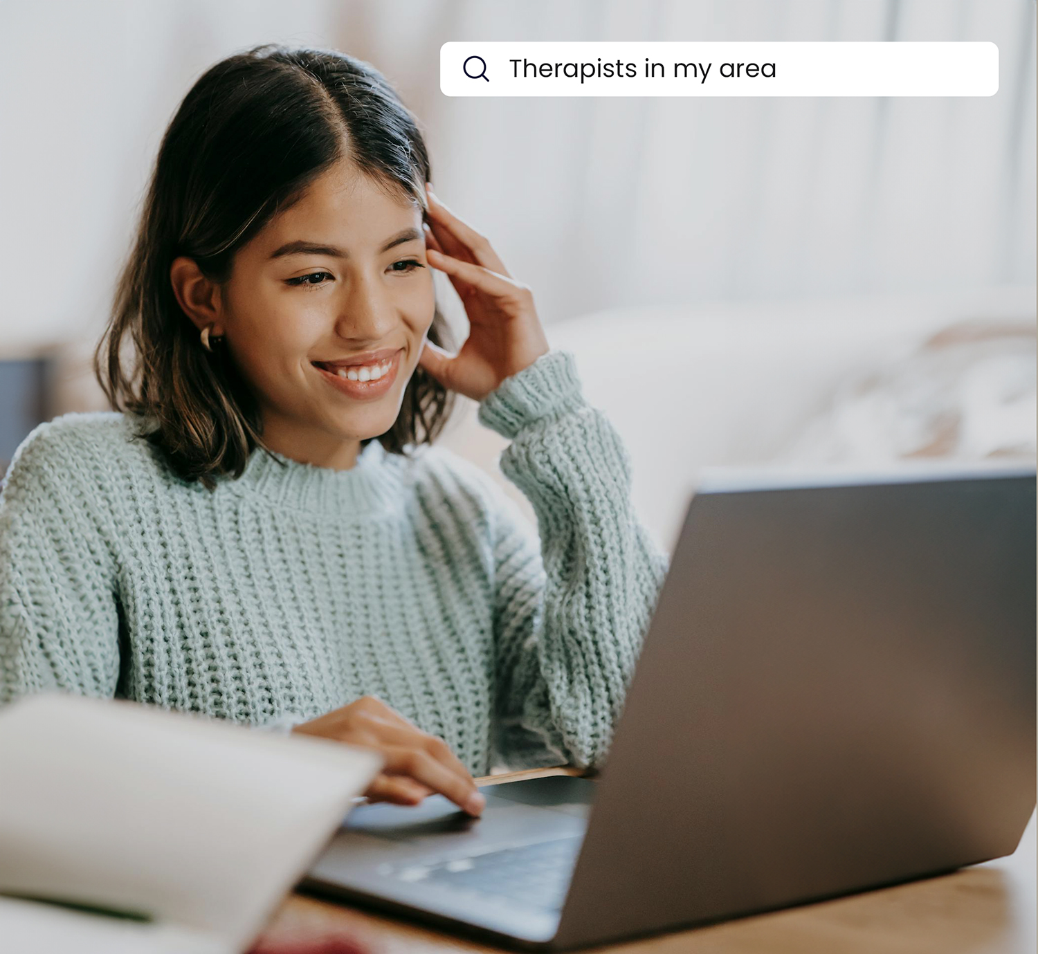 Person looking for a therapists